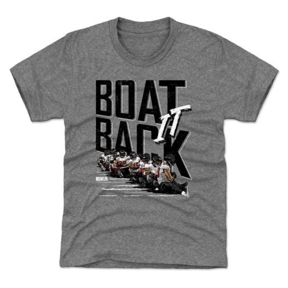 Tampa Bay Rowing Celebration Graphic Athletic Sport Fan Casual T-Shirt